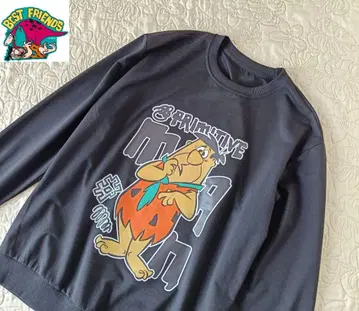 1985년 (80s) 원시가족 플린트스톤 프린트 스웨트 셔츠