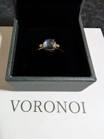 세일 중 voronoi MINAMO 문스톤 반지 K10 YG