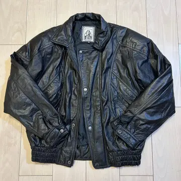 [파격] 90s 빈티지 가죽 자켓 주름 가죽 양가죽 컨디션 최상 L