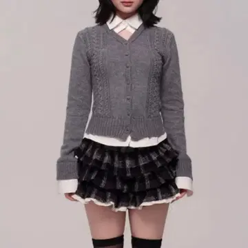 andwang Charm Frill Culotte Mini Skirt