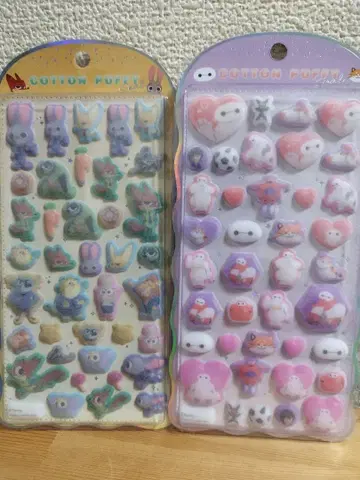 코튼 퍼피 씰 베이맥스 & 주토피아