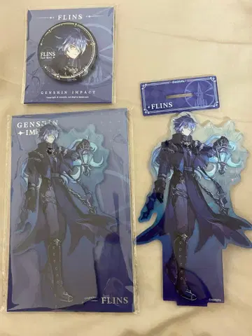 원신 프링즈 미라이야 서점 아크릴 스탠드 캔뱃지 묶음 판매 3점