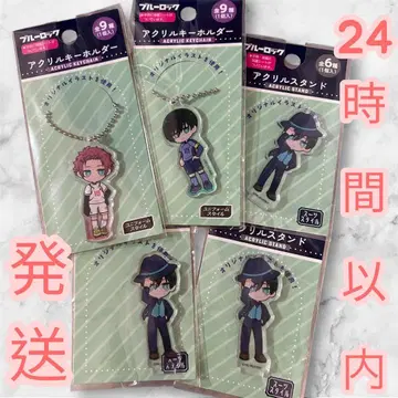 블루 록 다이소 아크릴 스탠드 아크릴 키링 이토시 린 이토시 사에 5점