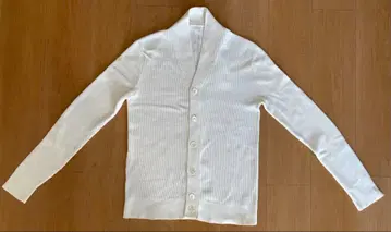 [새상품] Theory 띠어리 코튼 숄카라 가디건 화이트 S