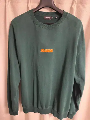 XLARGE 그린 맨투맨 트레이닝복 XL