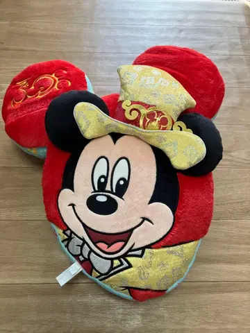 미키마우스 30주년 쿠션 THE HAPPINESS YEAR