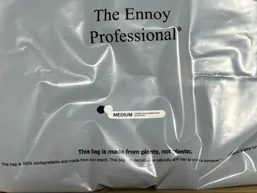 PADDED NYLON BENCH COAT (BLACK/WHITE) M