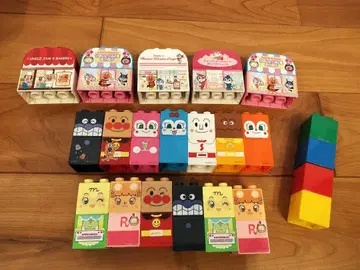 [ 새상품급 ] 호빵맨 블록 라보 호빵맨 뮤지엄 한정판