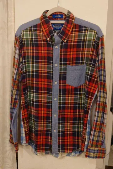 Pendleton 체크 무늬 긴팔 셔츠