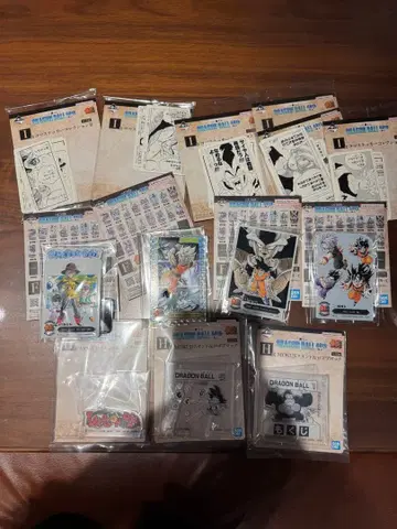 드래곤볼 40주년 제일복권 아크릴 시크릿 세트