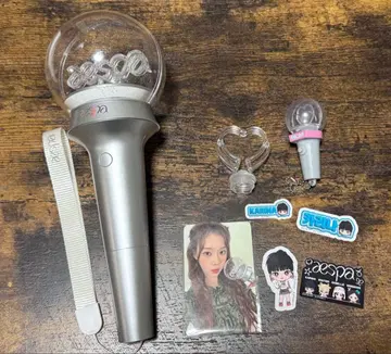 aespa 응원봉 트레이딩 카드 가챠 카리나 윈터