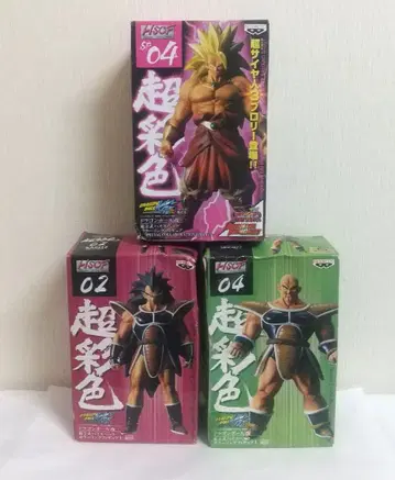 미개봉 초채색 피규어 3체 세트 드래곤볼