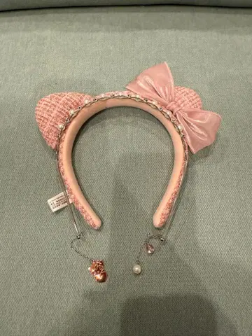 유니버셜 USJ 머리띠 키티 트위드