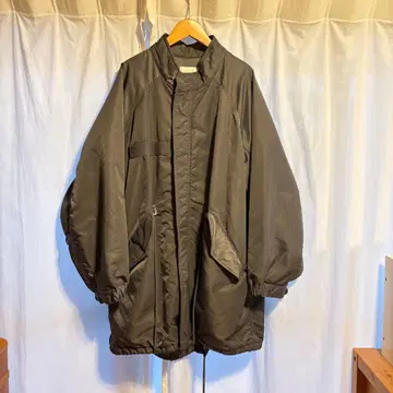 moussy 그레이 아우터 미들 기장