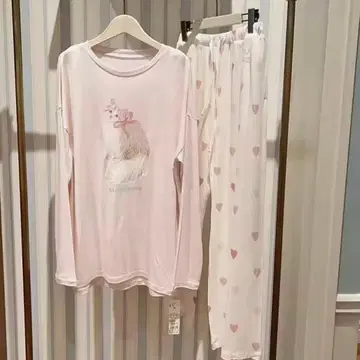 [당일 발송 가능] gelato pique 고양이 룸웨어 세트