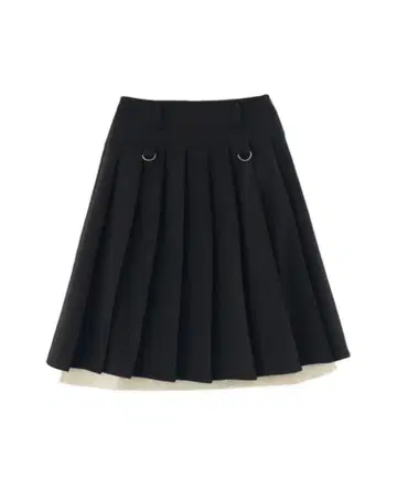 idem 레이어드 스타일 미디 스커트