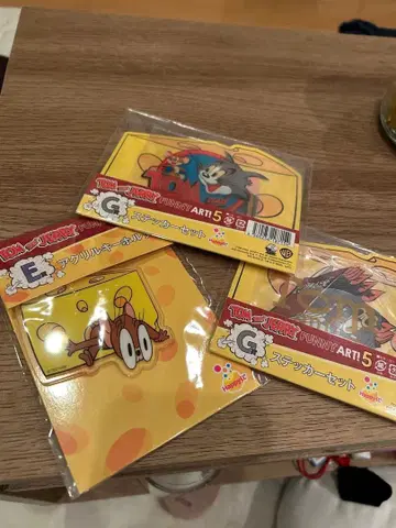 톰과 제리 아크릴 키링 스티커 세트