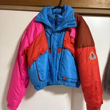 MEMBERS OF THE PAGE 멀티 컬러 다운 자켓