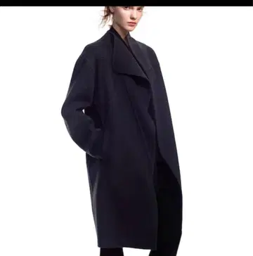 캐시미어 블렌드 노카라 코트 UNIQLO+j 콜라보 유니클로 질샌더 M