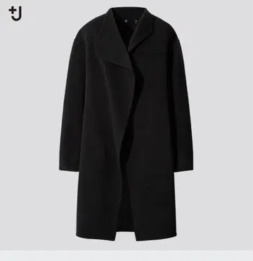 캐시미어 블렌드 노카라 코트 UNIQLO+j 콜라보 유니클로 질샌더 M