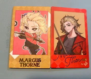 제5인격 당구 플레이어 트레이딩 금박 브로마이드 2장입