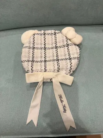 유니버설 USJ 키티 화이트 트위드 베레모