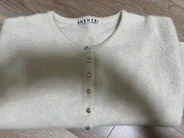 SHENERY 라쿤 페플럼 가디건