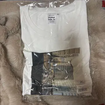 back number 수평선 화이트 사진 T셔츠 XXL