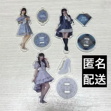 노이미 카니사와 모에코 아크릴 스탠드 3점 세트 테두리 없음