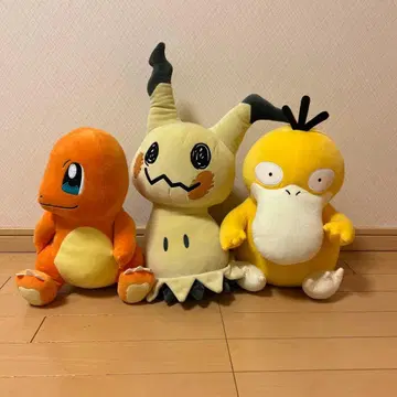 파이리 미미큐 코닥 봉제 인형 세트