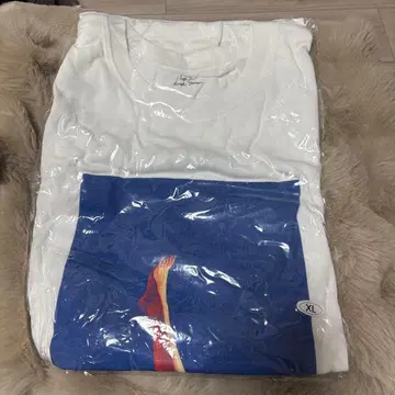 요네즈켄시 lady XL 화이트 그래픽 티셔츠