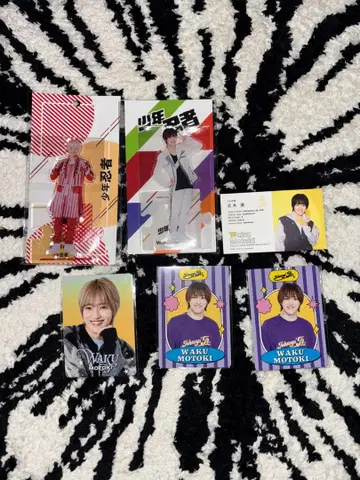 모토키 와쿠 아크릴 스탠드 프로필 카드