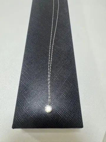 Takashimaya 실버 롱 목걸이