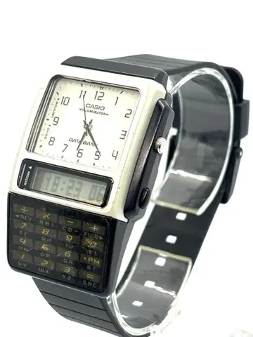 [ 작동품 ] CASIO 카시오 데이터 뱅크 아나로그 디지털 손목시계