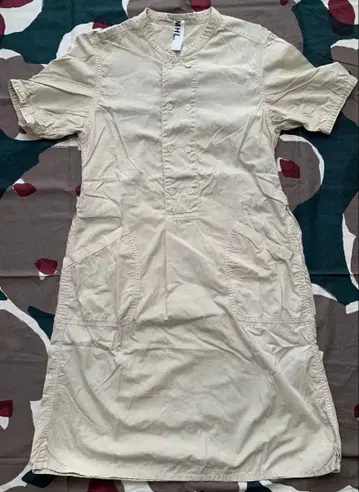 MHL. 더블 버튼 원피스