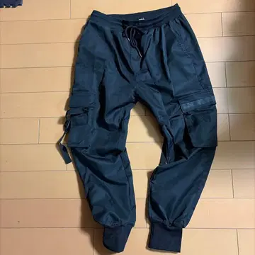 A'GEM/3 블랙 카고 팬츠