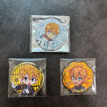 지박소년 하나코 군 미나모토 코우 캔뱃지 세트