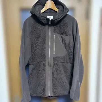 White Mountaineering 플리스 자켓 L 다크 브라운