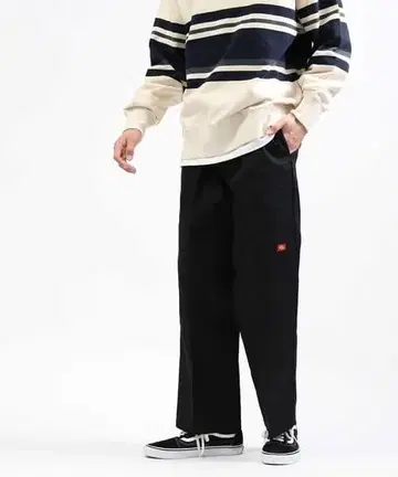 Dickies 디키즈 더블니 워크 팬츠 블랙 XL