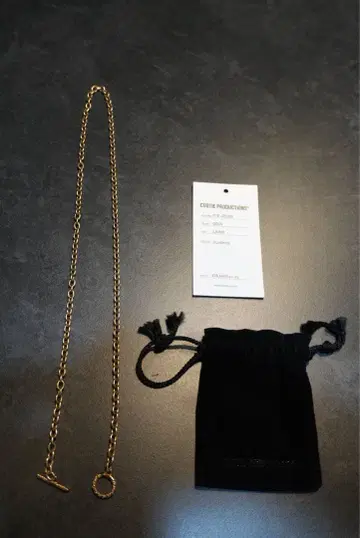 cootie 골드 목걸이