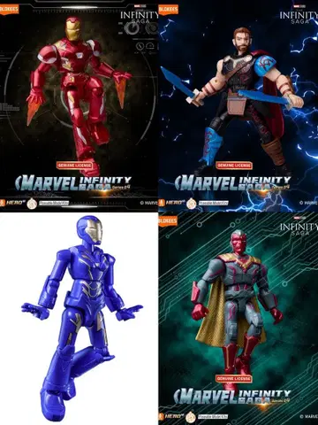 MARVEL BLOKEES 아이언맨 레스큐 비전 마크46 소