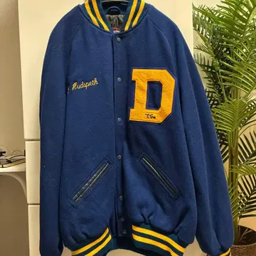 바시티 자켓 네이비