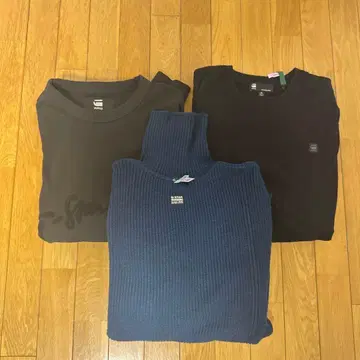 지스타로우 스웨터, 트레이닝복 등 3점