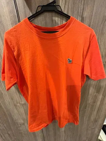 오렌지 코튼 T셔츠 MD