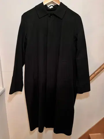 YAECA 블랙 스텐카라 코트 라이너 포함