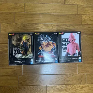 드래곤볼 피규어 3세트 손오공(무의식의 극의) 마인 베지터 마인 부우