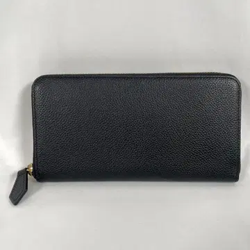 미사용 HushTug 해시태그 장지갑 라운드 지퍼 가죽 현행 모델