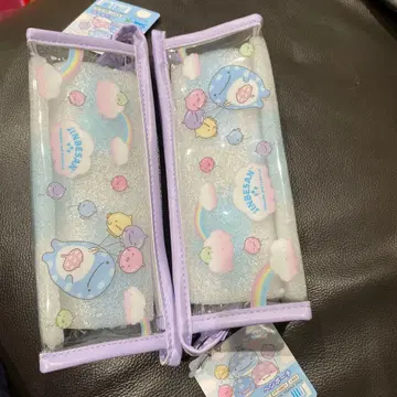 징베에상 투명 케이스 클리어 파우치 펜 케이스