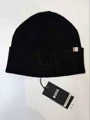 BOSS 로고 자수 비니