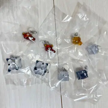 캡슐 토이 8개 세트 산엑스 유니버스 메지루시 액세서리